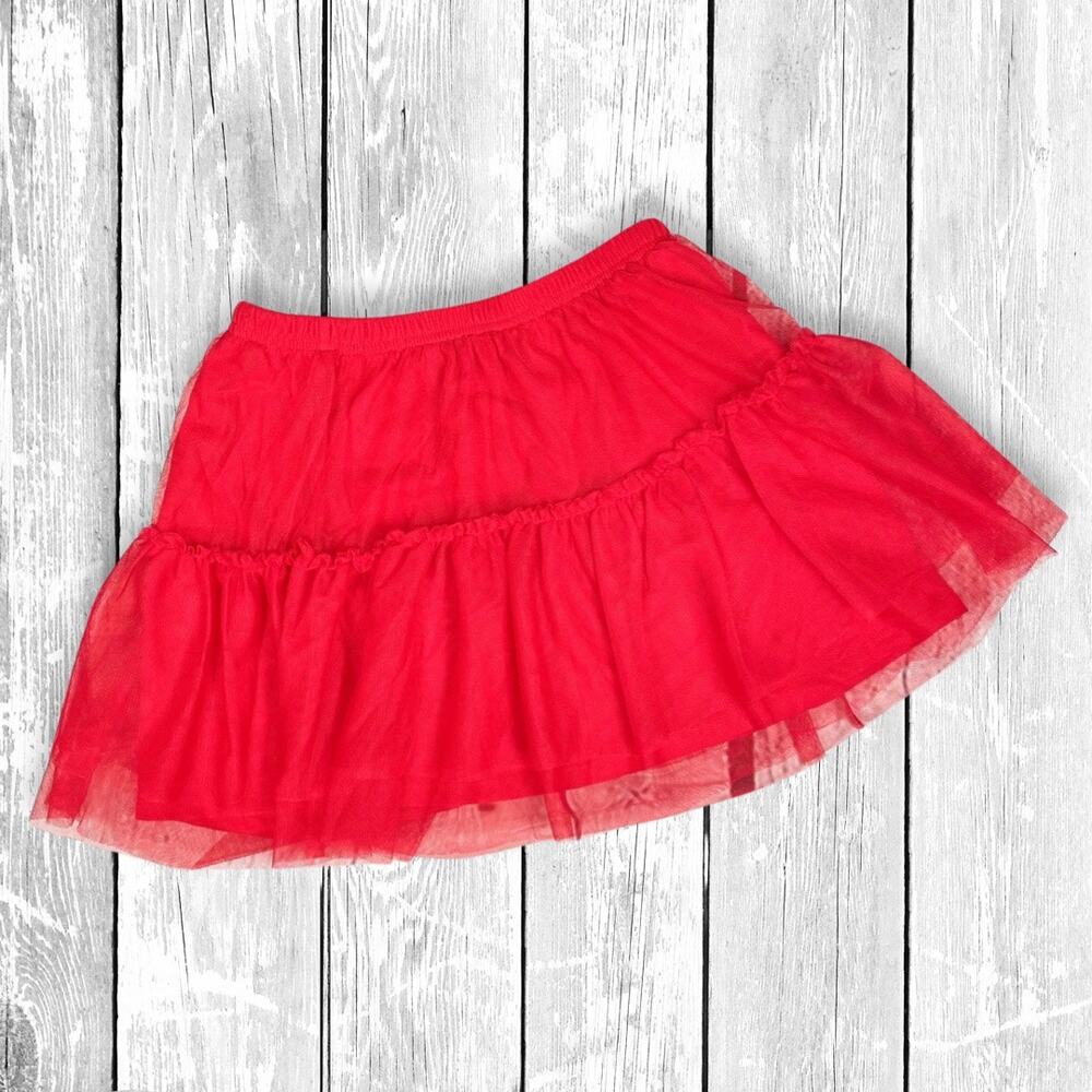 Circo red tutu skirt girls size 7/8 layered tulle